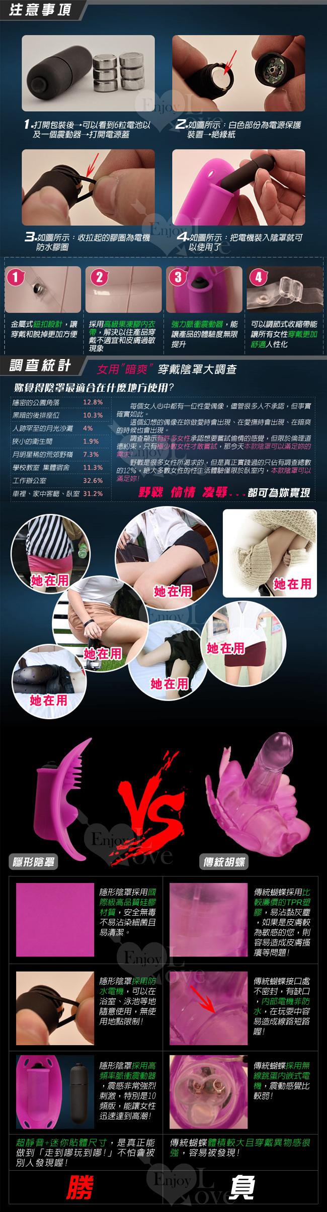 【香港久興】暗爽秘寶‧陰蒂高潮製造震動器﹝穿戴-毛刺升級型﹞